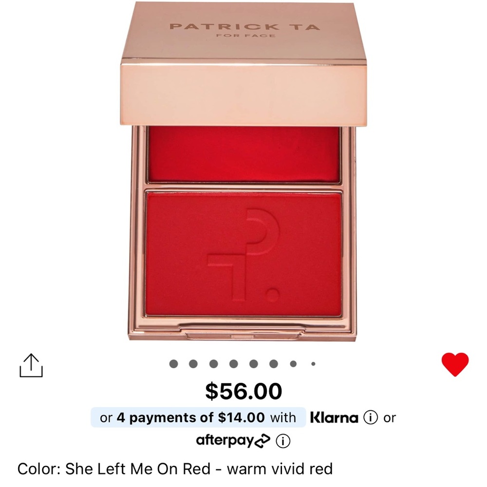 Patrick Ta She Left Me On Red Blush